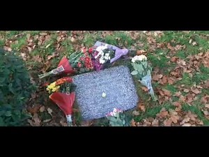 Mary Millington's gravestone and final resting place.