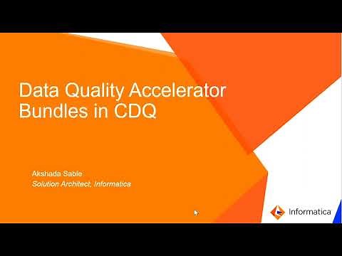 Data Quality Accelerator Bundles in Cloud Data Quality (CDQ)