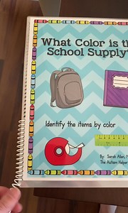 1K views | The most satisfying part of resource prep - adding coil binding!  https://www.teacherspayteachers.com/Product/What-Color-Is-It-Adapted-Book-Series-5732246 | The Autism Helper | Facebook
