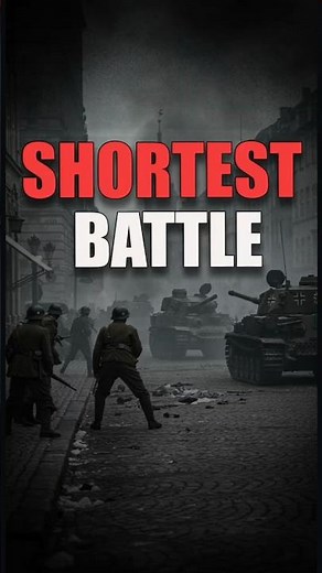 The Shortest Battle in History – Denmark’s 6-Hour War! #WWII #Denmark #MilitaryHistory #Shorts