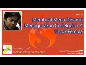 02. Membuat Menu Dinamis Dengan CodeIgniter 4 Untuk Pemula