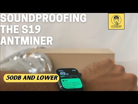 LiteSound Box for Antminer S19 - Noise Reduction down to 50dB - DEMO
