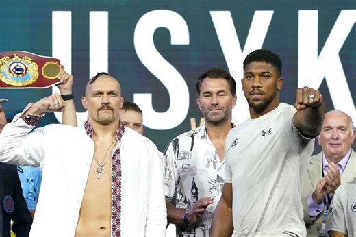 Joshua’s ‘unbelievable’ training with Usyk leaves Hearn in shock