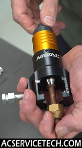 Eccentric flaring cones make the best finished flare faces! All NAVAC Inc. - HVAC Tools Division flaring tools utilize this style of cone!! . . . #navac #cone #sponor #sponsored #acservice #acservicetech #hvac #hvacr #hvactech #hvactechnician #technician #flaring #flare #coppertube #copper #tube #eccentric #hvactraining #hvactools | AC Service Tech LLC