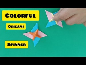 🌪️ How to make a paper pinwheel that really spins? (Easy and fun origami)