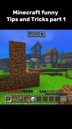 Minecraft Funny 😂 Tips and Tricks 💡 Part 1 🚀 #minecraft #funny