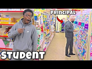 I Followed My Principal After School!!