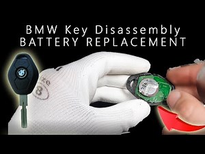 BMW E46 E38 E39 Diamond Key Disassembly Guide and Battery Replacement Tutorial / Wymiana baterii