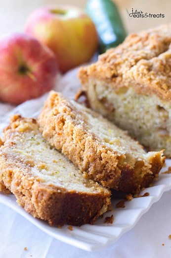 Crumb Apple Zucchini Bread   VIDEO