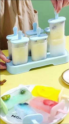 Popsicle Molds Set 6 Pieces Ice Popsicle Maker