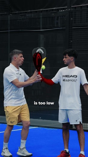 How to prepare the bandeja in padel