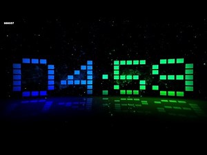 5 Minutes Countdown ( v 520 ) digital clock timer with sound effects HD 4k