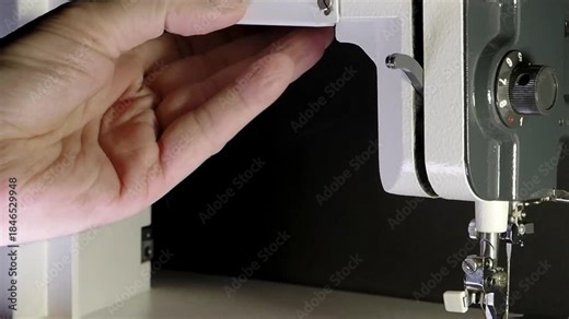 Replacing Incandescent Bulb with LED in Sewing Machine - Repairing an old industrial sewing machine, upgrading to modern energy-efficient light.