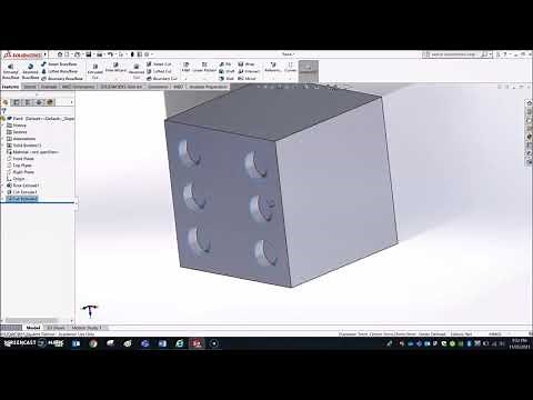 SOLIDWORKS dice tutorial