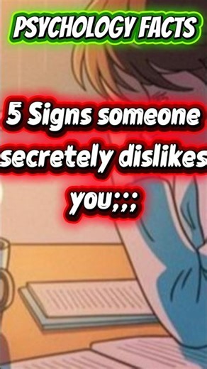 5 Signs Someone Dislikes You #psychology #mindset #hate #dislike
