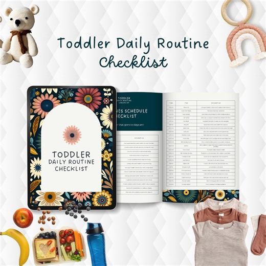 Checklist routine voor peuters: uitgebreide schema's voor kinderopvang, maaltijden bereiden, boodschappenlijstjes, ontwikkeling van vaardigheden - Etsy Nederland