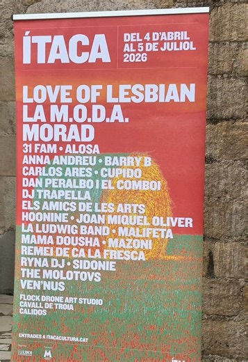 🎟️ Morad, Love of Lesbian, La M.O.D.A., caps de cartell del Festival Ítaca 2026 📆 Trobareu totes les dates en aquest Reel, i també a 🔗 itacacultura.cat on ja podeu comprar les vostres entrades! #morad #loveoflesbian #concerts #emporda