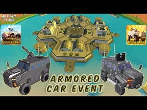 NEW ARMORED CAR EVENT in Military Tycoon Roblox