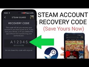 STEAM GUARD RECOVERY CODE || How to get backup codes from Steam account recovery