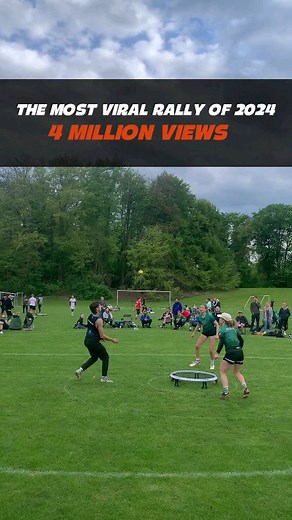 Ladies and gents, we present THE MOST VIRAL ROUNDNET RALLY OF 2024 This video was filmed by @coltenomorf (📹©️) at the Cologne Roundnet Trophy in April where the European Roundnet Elite met up for a high-class invitational tournament to get the outdoor season started! This is roundnet at the very highest level with precision, athleticism, defence and the use of the whole body! Can't wait for more crazy clips in 2025! #RoundnetGermany #Roundnet | Roundnet Germany