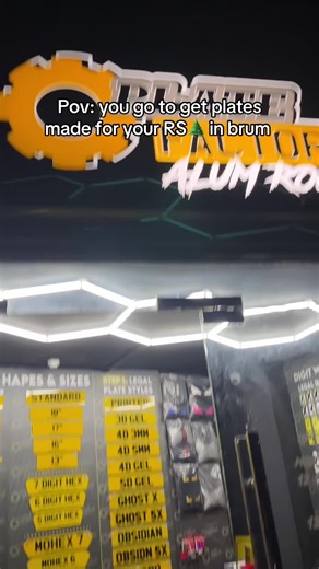 Custom Number Plates for Your RS3 in Birmingham