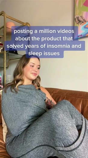 I'd literally do anything for a good night's sleep #hugsleep #sleeppod #thneed #nightanxiety #bestsleepever #sleephack #adultsleep #selfcaremusthave