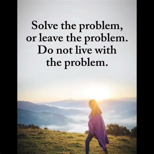Don’t live with the problem — solve it or leave it 💭 #shorts #motivation