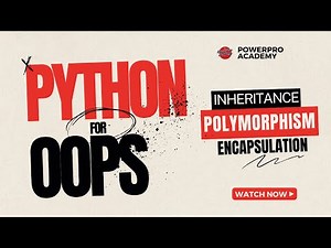 Master Advanced OOP in Python | Inheritance, Polymorphism, Encapsulation Explained #pythontutorial