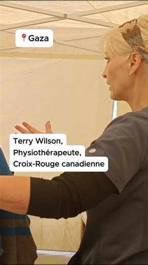 Depuis près d’un an, le personnel du Comité international de la Croix-Rouge dépêché à l’hôpital mobile de Rafah, à Gaza, prodigue des soins d’urgence à des milliers de personnes touchées par le conflit en cours. Cet hôpital a notamment traité des blessures à la poitrine, des fractures, des maladies respiratoires et chroniques et, plus récemment, une flambée de gale. Pas moins de 400 accouchements y ont également été facilités. Terry Wilson est une physiothérapeute canadienne qui s’est portée vol