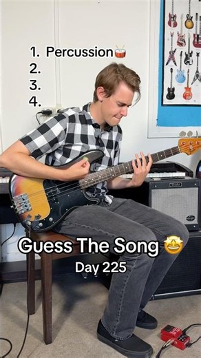 Day 225 | Can you guess the song? 😁 Made this with my Loop Station (Boss RC-3) 🎶 #guessthesong