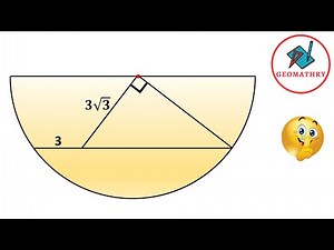 How to Find the Area of the Semi-Circle Easily