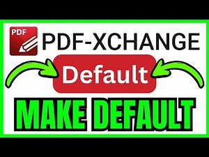 How To MAKE PDF XChange Editor Default (QUICK & EASY) 2026