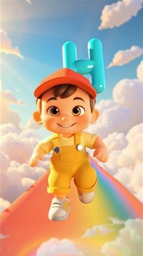 ABC Alphabet Runner Game | Learn A to J | Kids 3D Animation Learning Video #littlelearners