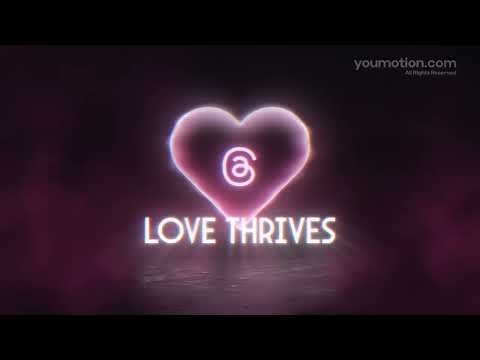 Cinematic Heart Logo Reveal | Love Thrives & Wins Above All Motion Graphics