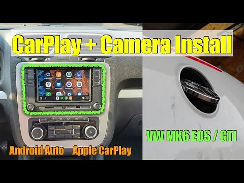 Installing Apple CarPlay and AndroidAuto into a Mk6 Volkswagen EOS, GTI