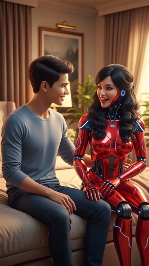 Robots & Youth 2055 | Future Life, Future Learning, Future World 🤖✨#Future #Robots #Youth #AIWorld