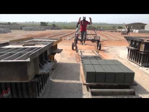 2014 GHANA CONCRETE BLOCK PAVER MACHINE