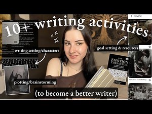 10+ writing activities to become a better writer ✍🏻// fun ways to improve your craft 🎧