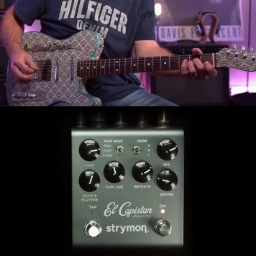 👀 👉 @strymonengineering Plug El Capistan in, play a note or chord, and you feel it: All the warm, saturated, distinctive qualities and subtle nuances of vintage tape echo combine to instantly create an unmistakable atmosphere. Everything from classic slapback echoes to psychedelic space explorations have stunning richness and depth, responding to each note and knob turn in a musically inspiring way. 🎸 Transform your pedalboard into the inspiration machine it was meant to be with our new gener