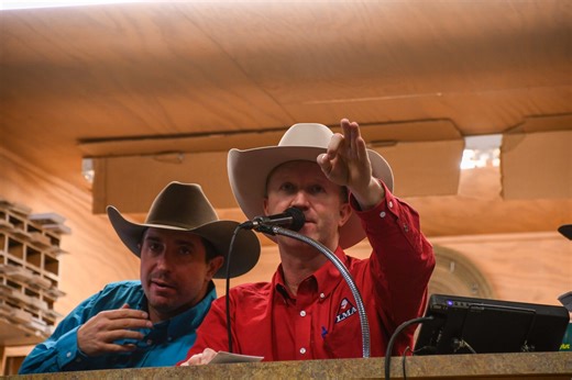 World champion auctioneer calls the action in North Dakota