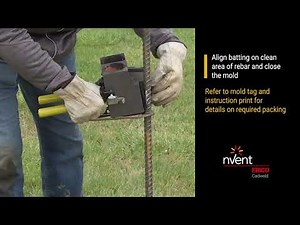 Type RJ, Cable to Rebar - nVent ERICO Cadweld Exothermic Connection