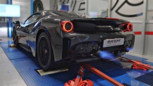 Ferrari 488 Pista Pure V8 Dyno Sound