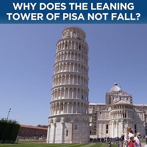 1M views · 1.2K shares | At 800 years old, The Leaning Tower of Pisa is one of the oldest engineering mistakes of all time. But how is it still standing?  | Discovery Channel UK | Facebook