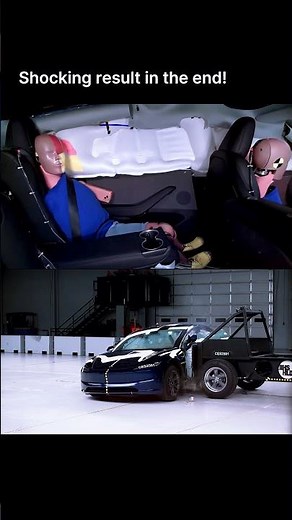 2025 Tesla Model 3 Crash Test – Unbelievable Safety Performance! 🔥