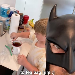 209K views · 3.1K reactions | "What did you learn in school today?" "Dad, what's it mean to tea bag someone?"  | Batdad | Facebook