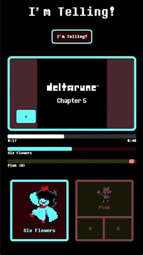 I'm Telling! - Deltarune Motif Guide
