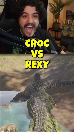 Croc Vs T-Rex 🐊🦖