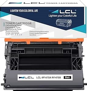 LCL 147X Black Toner Cartridge Replacement for HP 147A W1470A 147X W1470X for HP Laserjet M610 M611 M612 M610n M611dn M611x M612dn M612x MFP M634z M635fht M635 M635h M636fh Flow MFP M634h M635z M636z