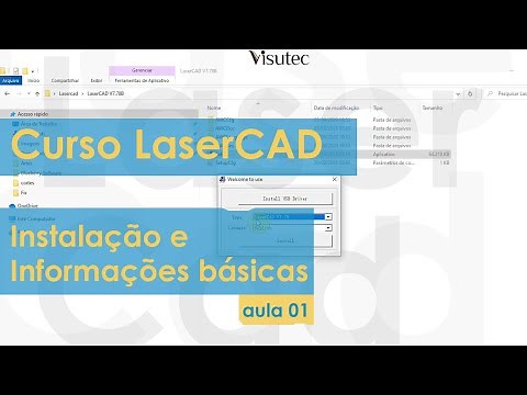 Visutec | Curso de LaserCAD | Instalação e informações básicas