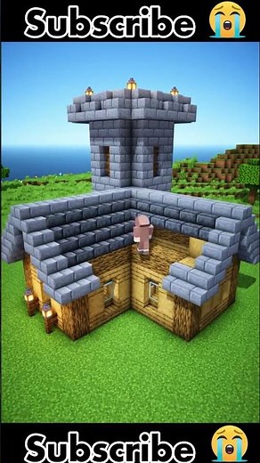 Building a Starter Castle in Minecraft What's the FASTEST Way